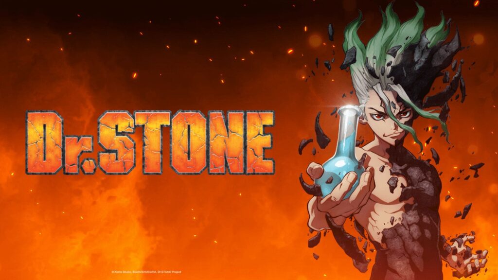 image de présentation de dr stone en présentent le personage principale